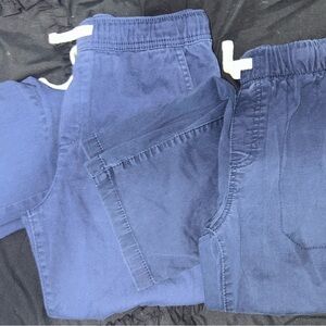 Kids Navy Pants Size L 10-12 (Set of 2)